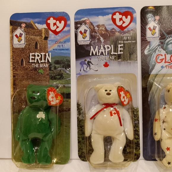 NIP 4 Limited Edition Beanie Babies - Picture 2 of 9